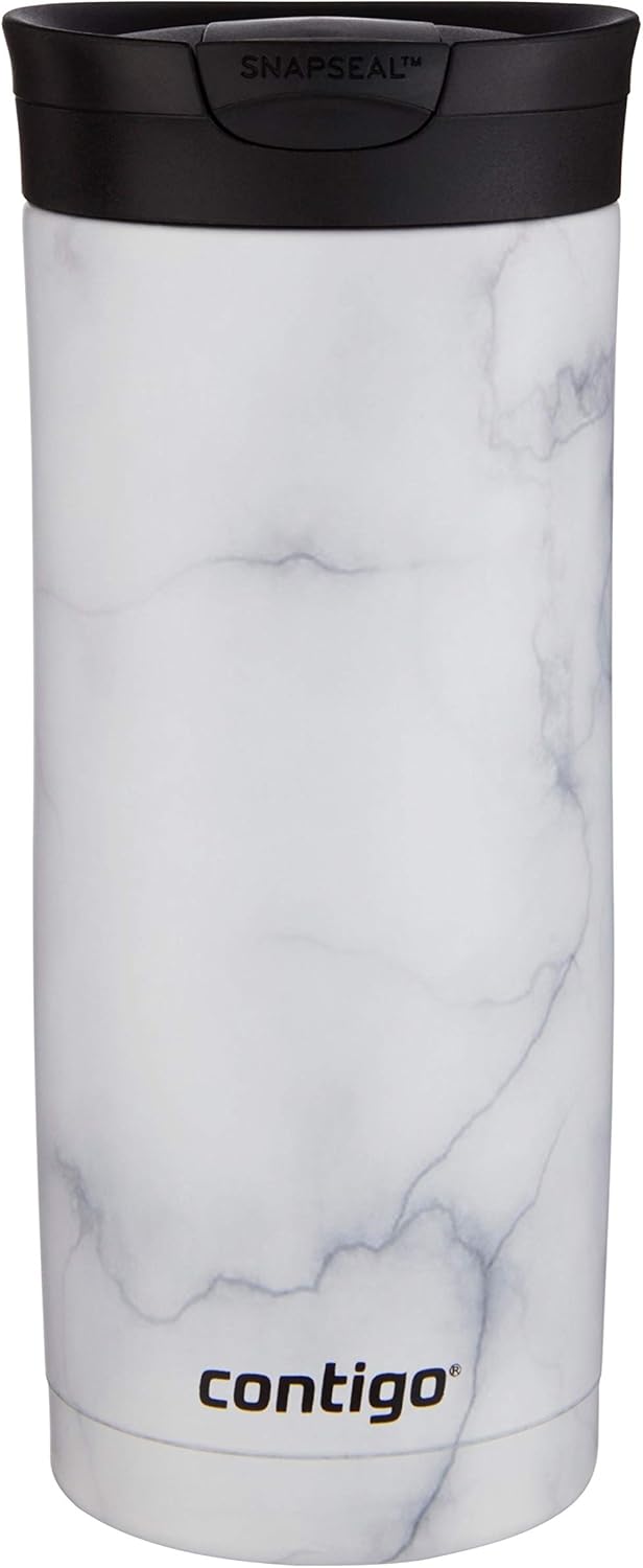 16oz Vacuum Insulated Stainless Steel Travel Mugs with Leak-Proof Lids F111