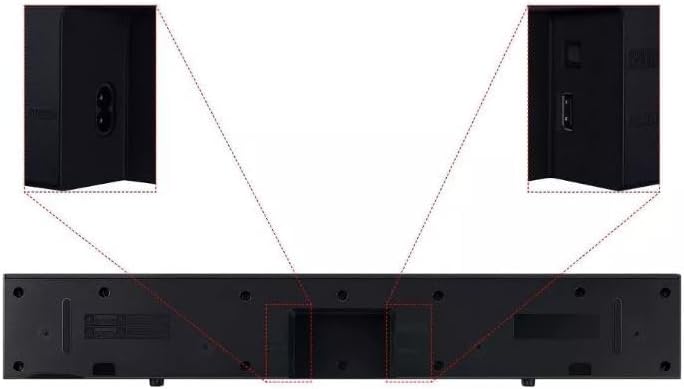2.0Ch Soundbar with Built-in Woofer Black R224