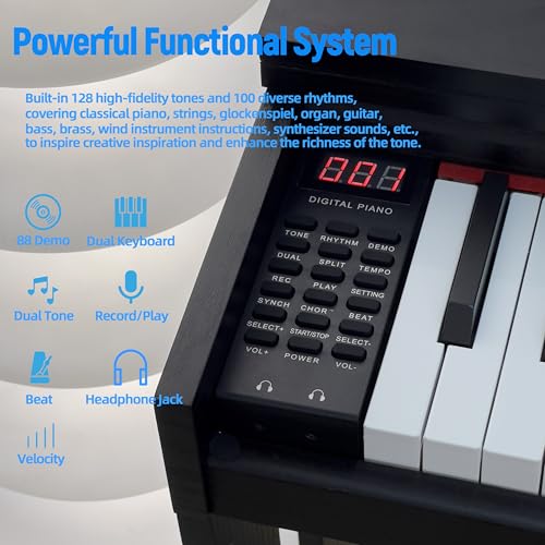 88 Keys Semi Weighted Digital Piano U5698