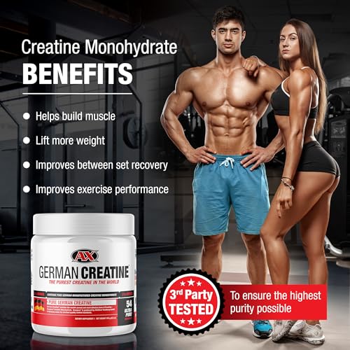 Micronized Creatine Monohydrate Powder, 99.99% Purity, 270g (54 Servings) G783