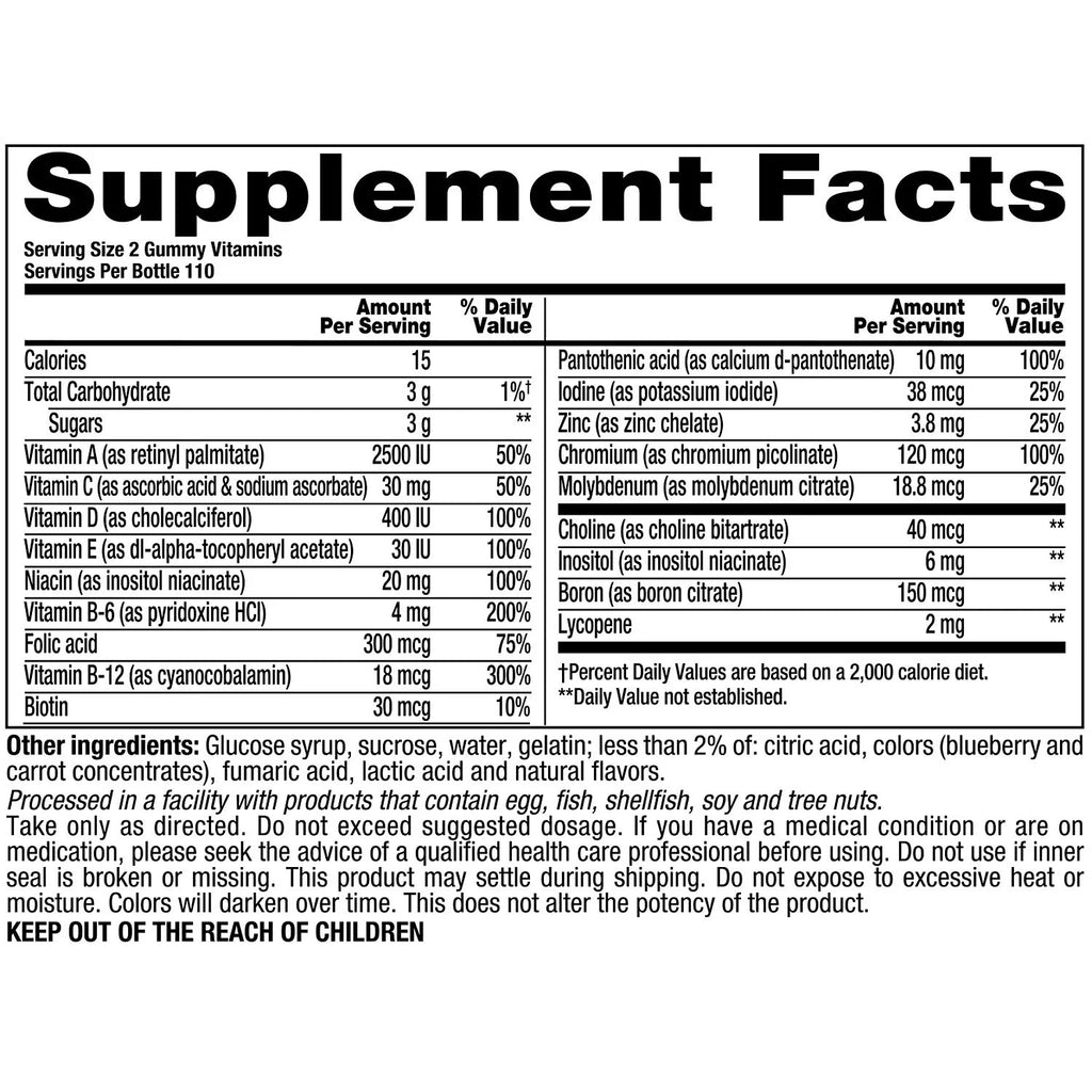 220 ct. Men's Multivitamin Gummies C73389