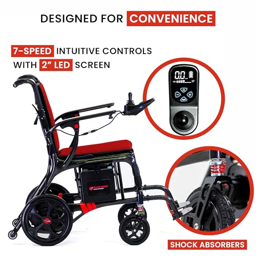 Ultra Lightweight Carbon Fiber Wheelchair (Black) O241307