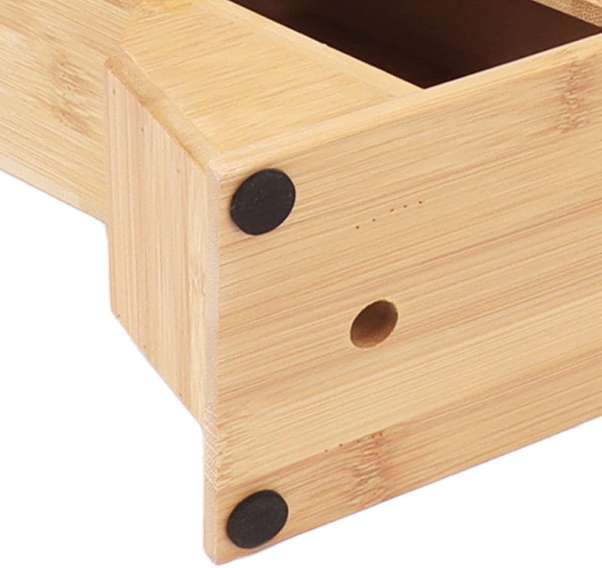 Wooden Knife Block with Non Slip Felt Mat O198