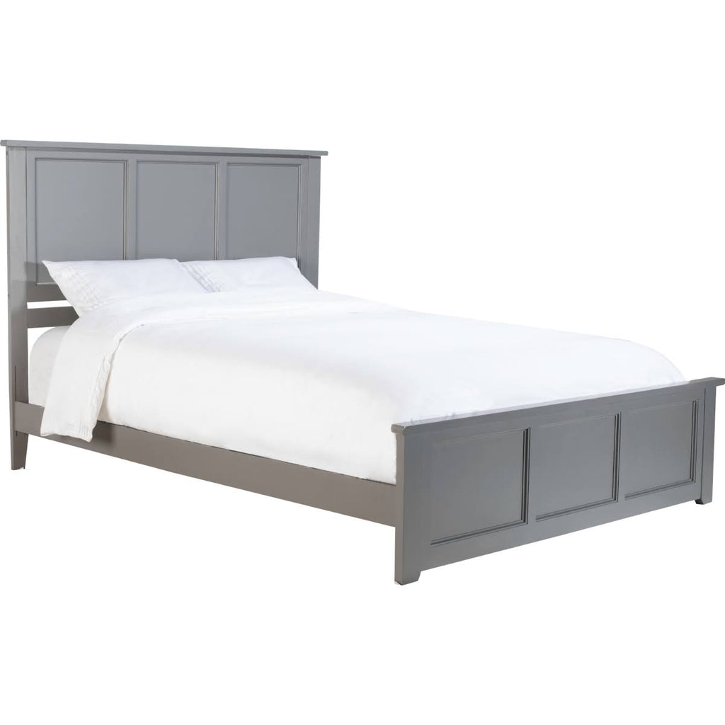Grey Queen Bed with Foot Board Y5875