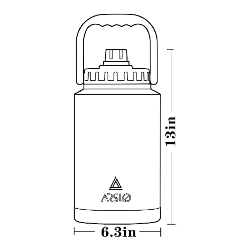One Gallon Stainless Steel Water Bottle, 128 oz N894107