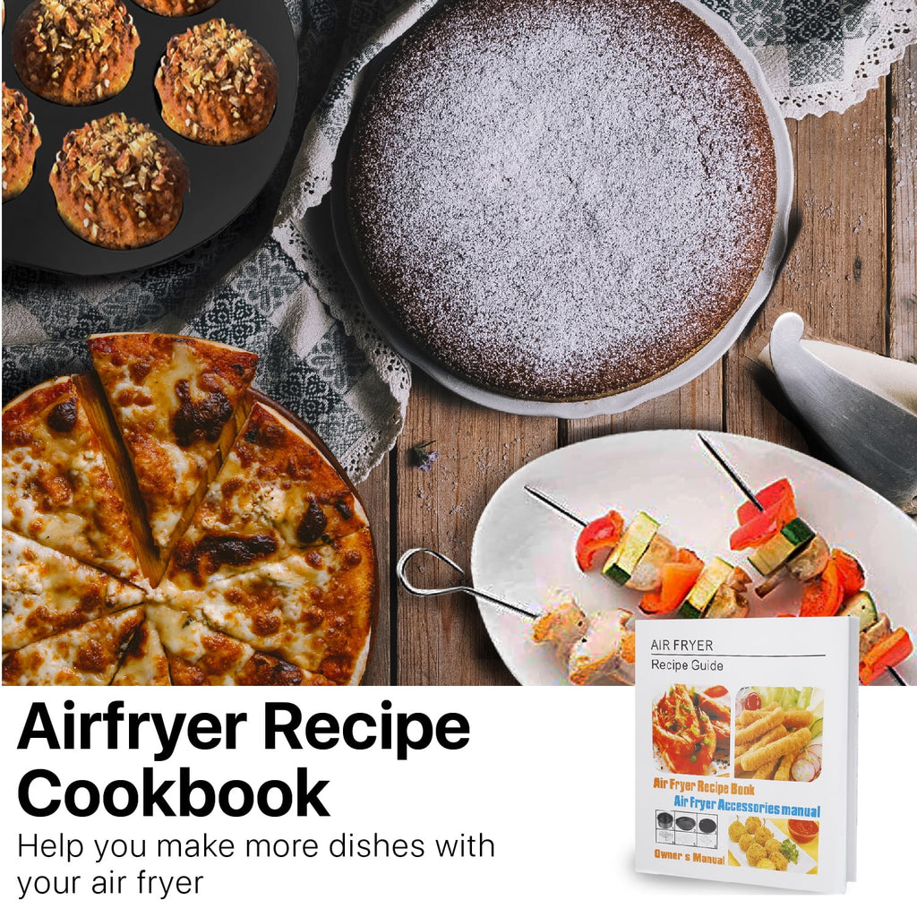17 Set 8 Inch Air Fryer Accessories with Recipe Cookbook S8545