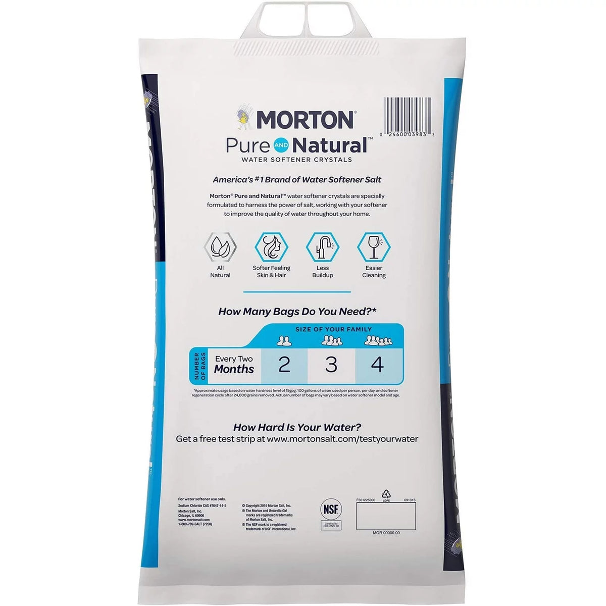 40 Pounds (2 Pack) Water Softener Crystals A593155