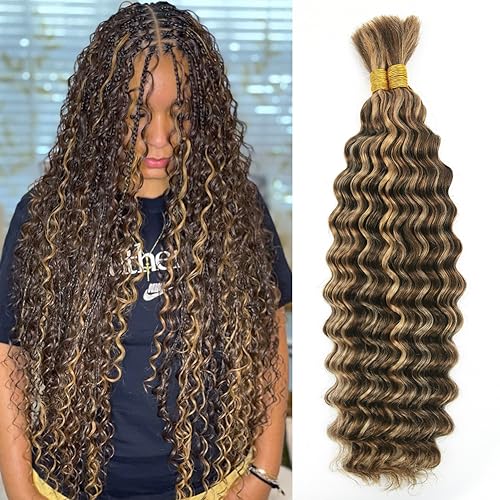 100g 100% Unprocessed Brazilian Virgin Curly Braiding Human Hair Extensions B2555