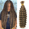 100g 100% Unprocessed Brazilian Virgin Curly Braiding Human Hair Extensions B2555