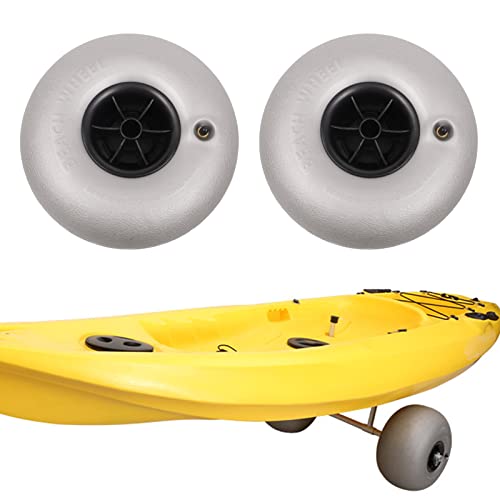 10" Beach Replacement Balloon Wheels Tires with Axle Hole 20mm 2-Pack X793