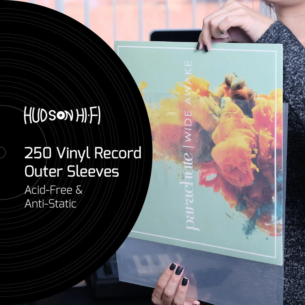 250 Pack Clear Vinyl Record Outer Sleeves 3mm Thick F662315