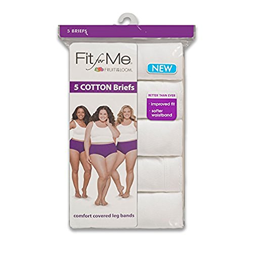 5 Pack Cotton Brief Panties L496