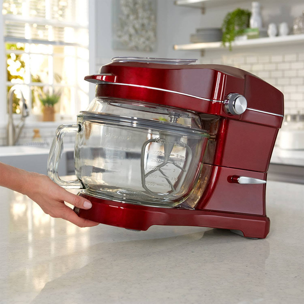 Red 5 Quart Stand Mixer C9218
