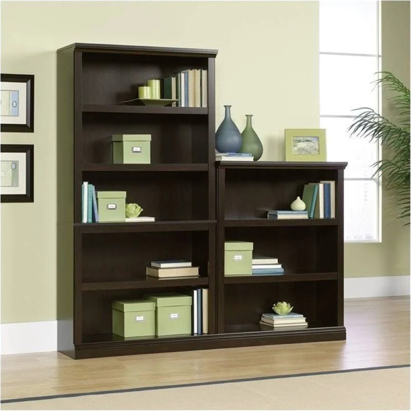 5 Shelf Bookcase in Jamocha Wood C4419