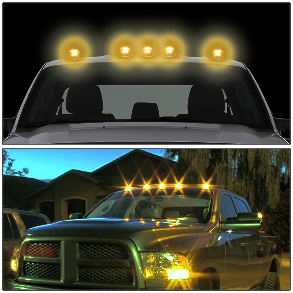 5 X LED Cab Roof Top Lights N8523