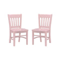 Pink Wood Kids Chair (Set of 2) F9195