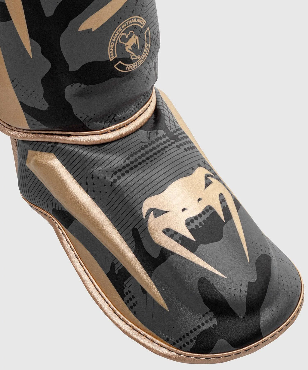 Elite Shin Guards Dark Camo Gold XL N22082