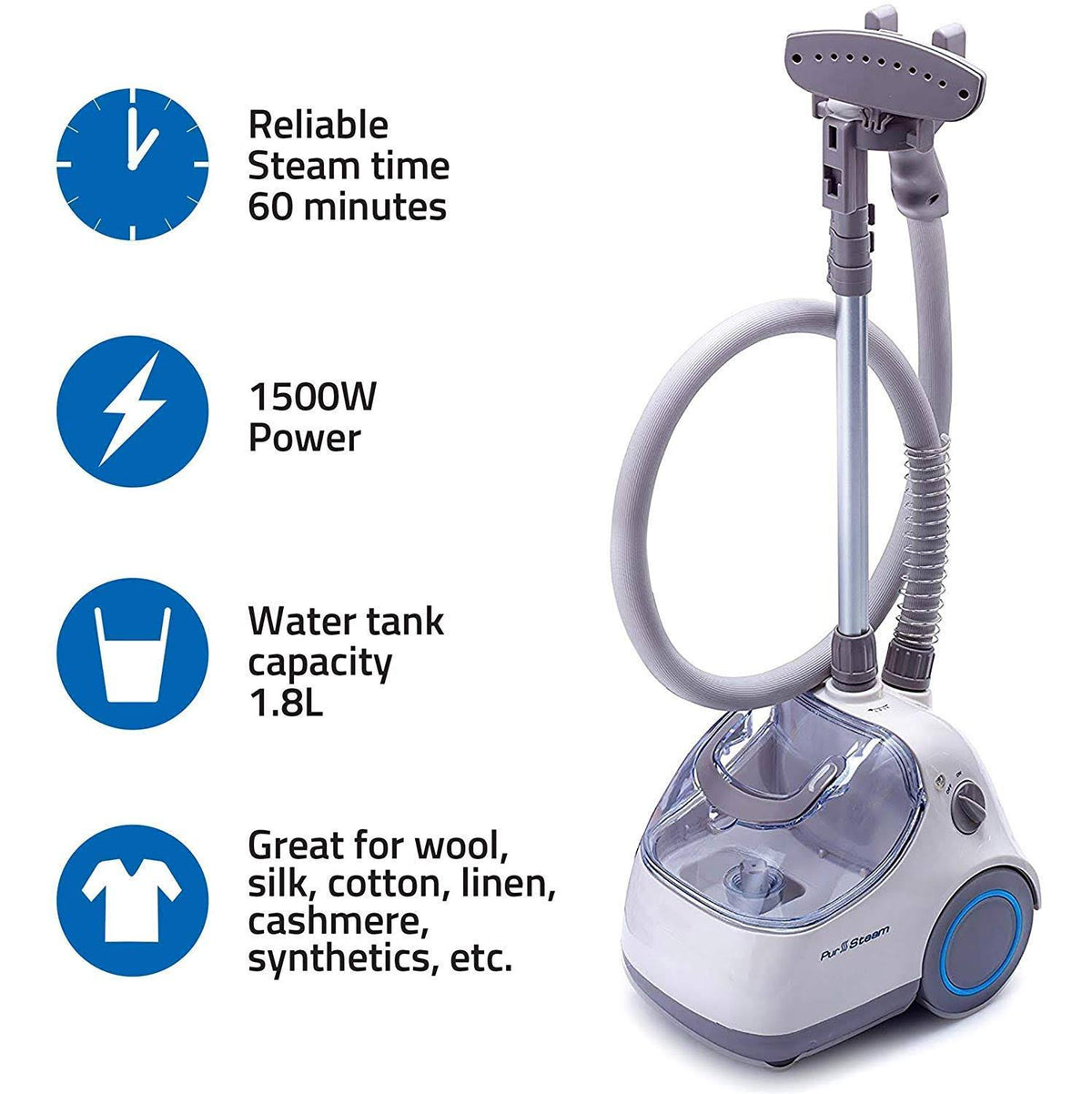 Elite Garment Steamer with Brush I673