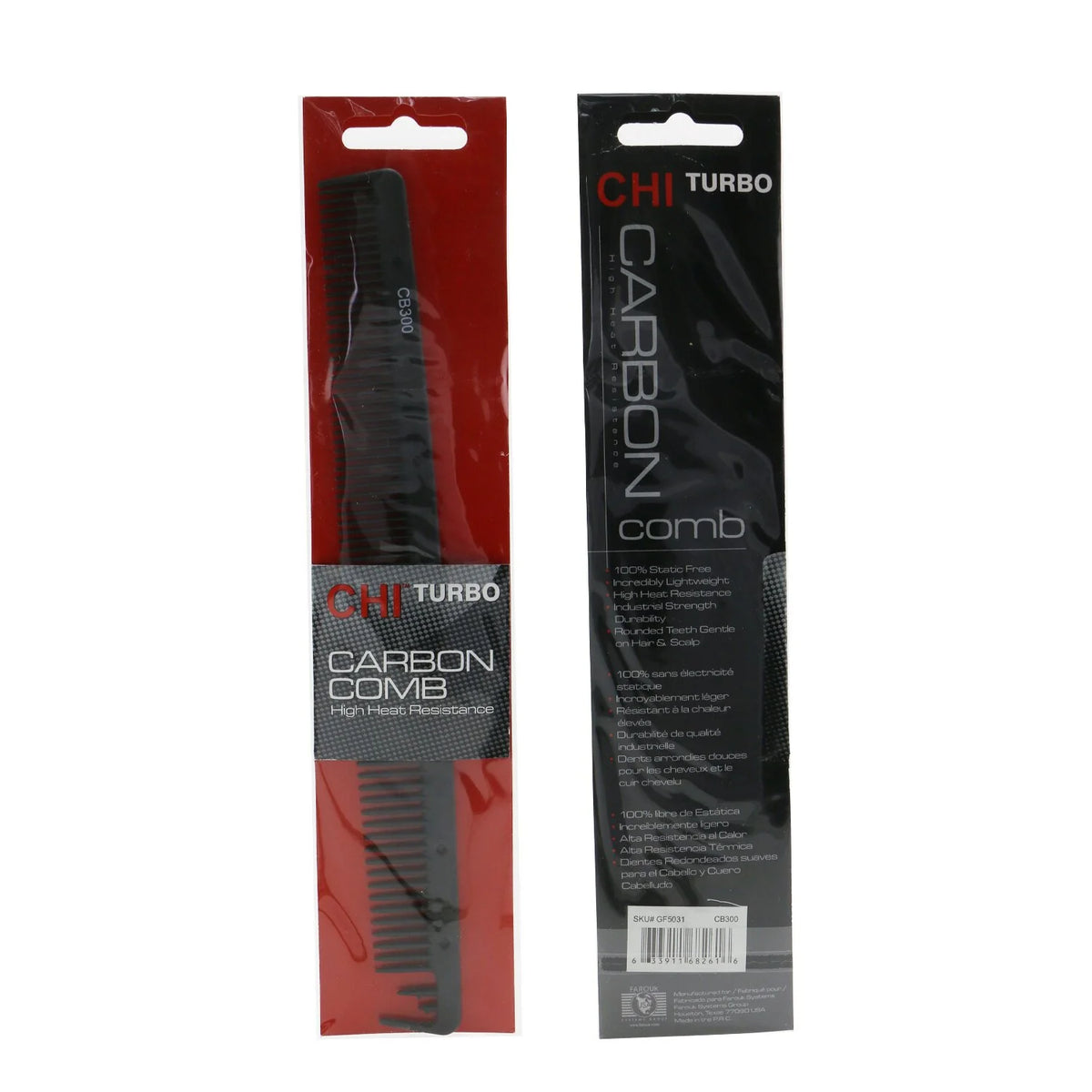 Turbo Carbon Dual Comb U359092