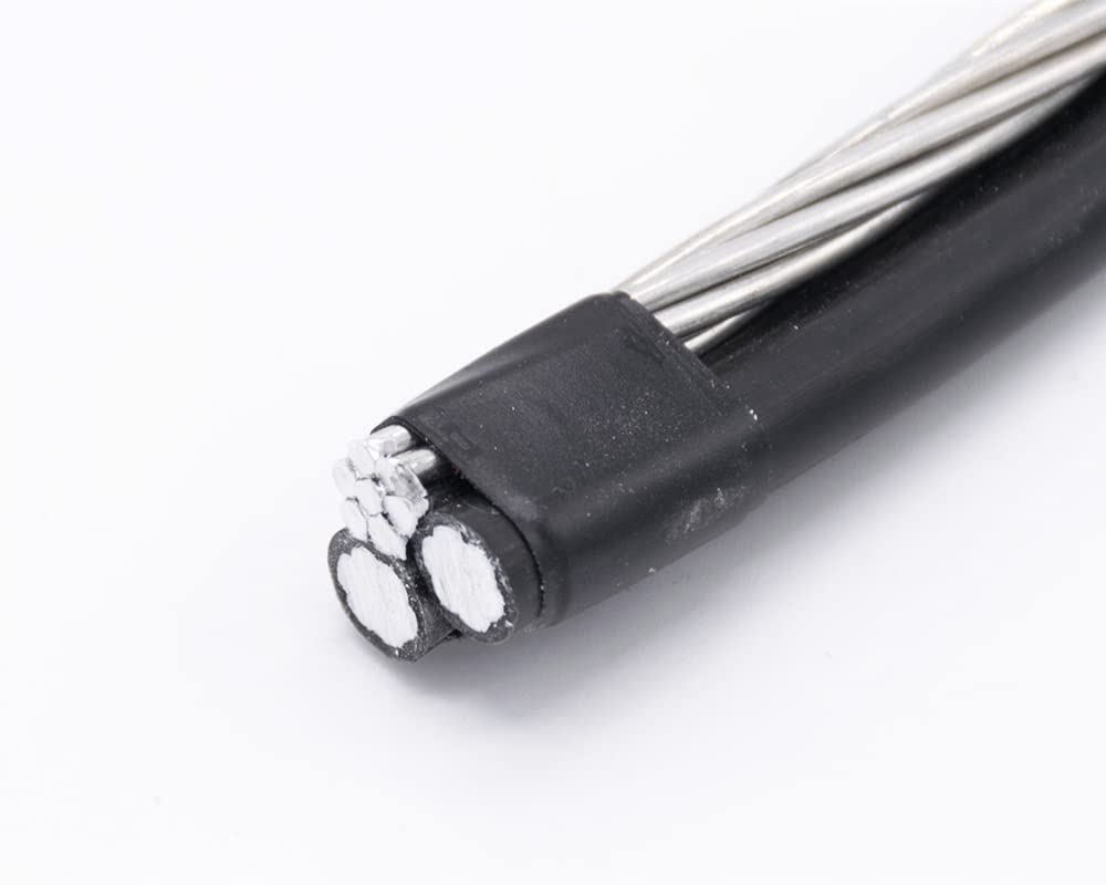150' Nassau Cockle 2-2-4 Aluminum Triplex Overhead Service Drop Cable P715934