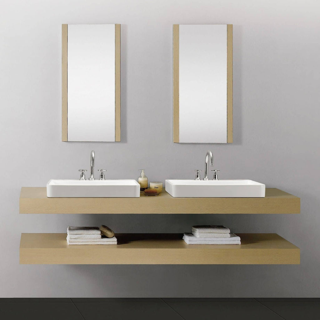 Rectangular Vessel Sink (White) P7954