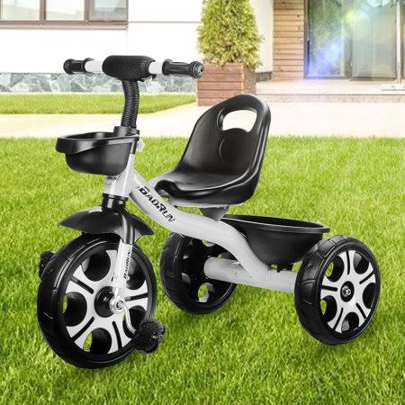 Kids Toddler Adjustable Beginner Trike with Storage Bin K74309