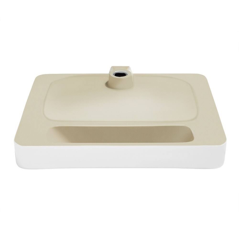 Rectangular Vessel Sink (White) P7954