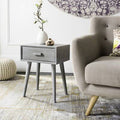 Slate Gray End Table with Storage L73578