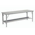 Heavy-Duty Steel Top Workbench - Gray C35569