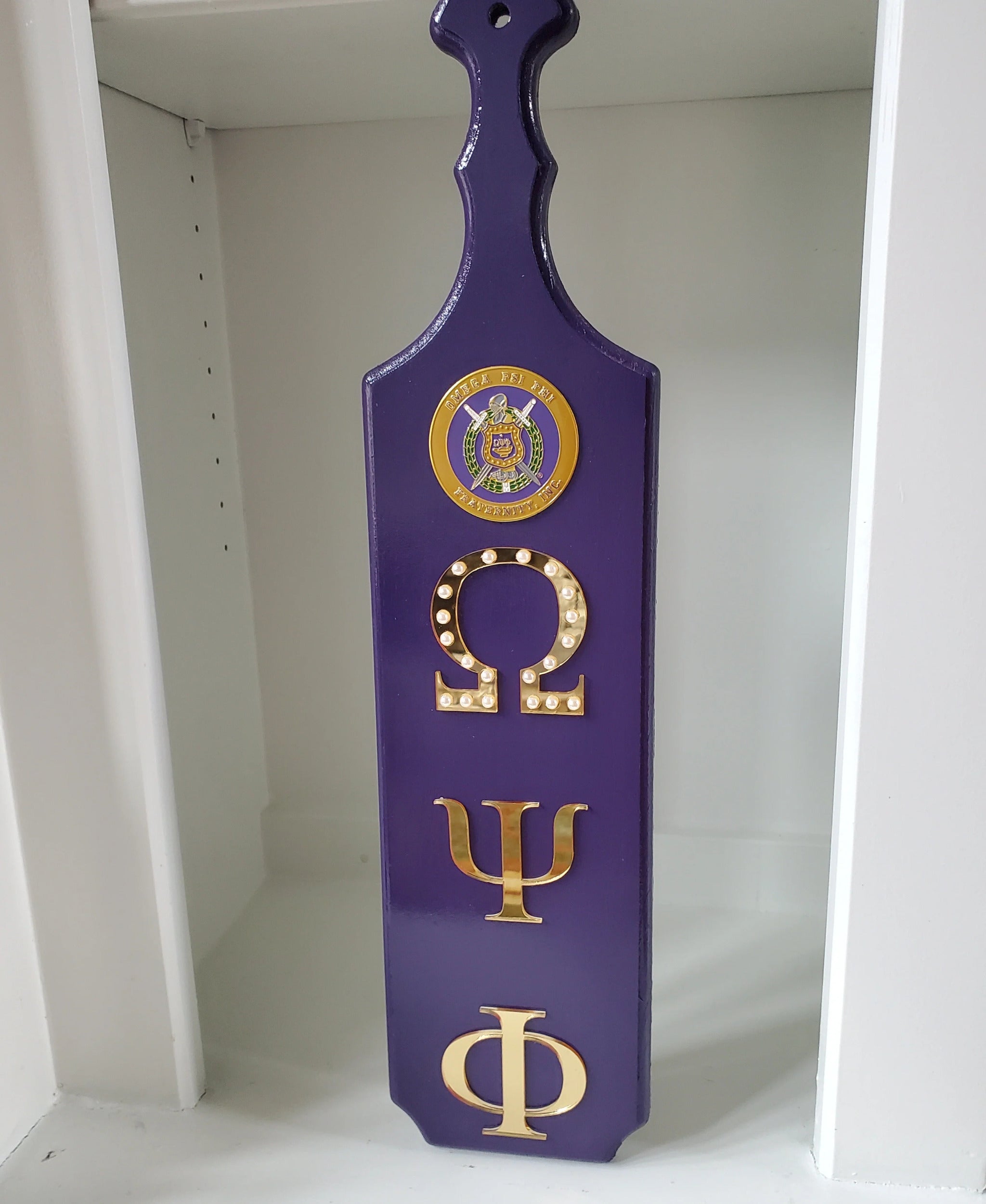 Purple Wooden Paddle F98068