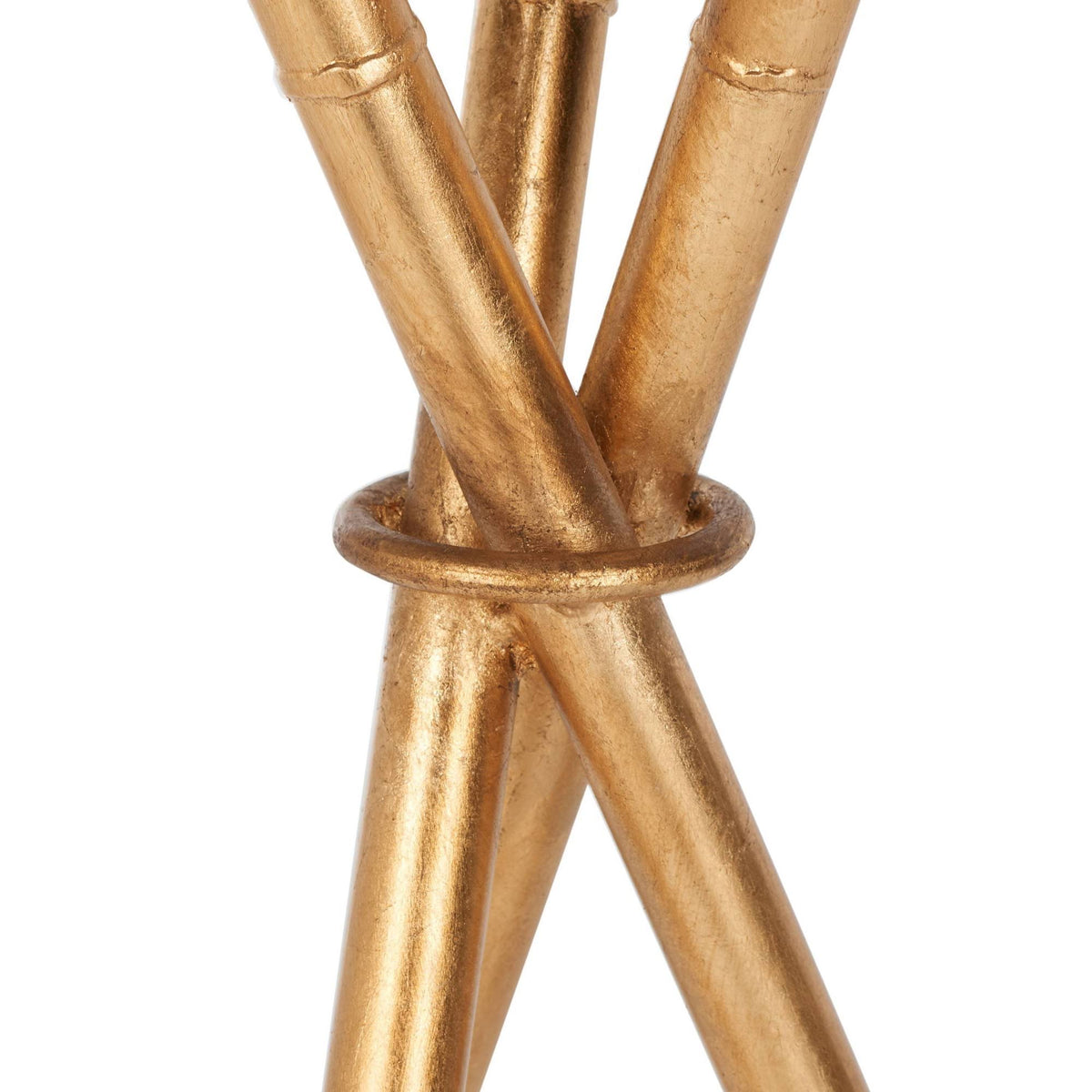 Gold White Accent Table R3178