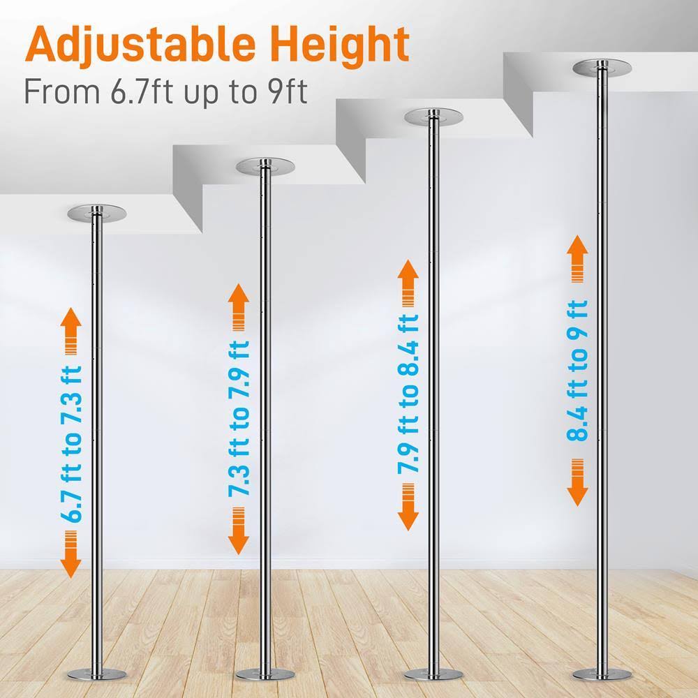 Professional Upgrade Spinning Dance Pole V876