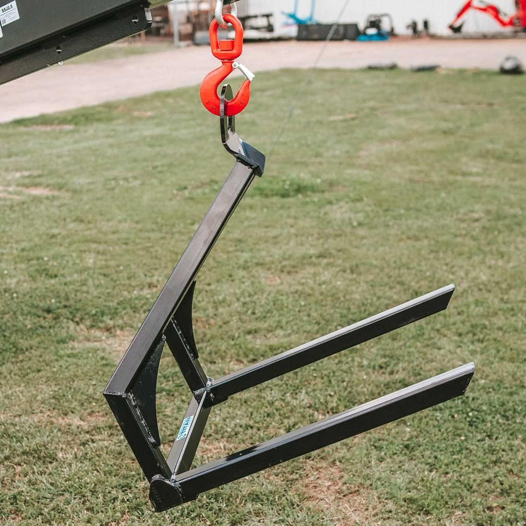 Steel Tele-Boom Pallet Carrier with 2x2-in Fork Tubing C537110