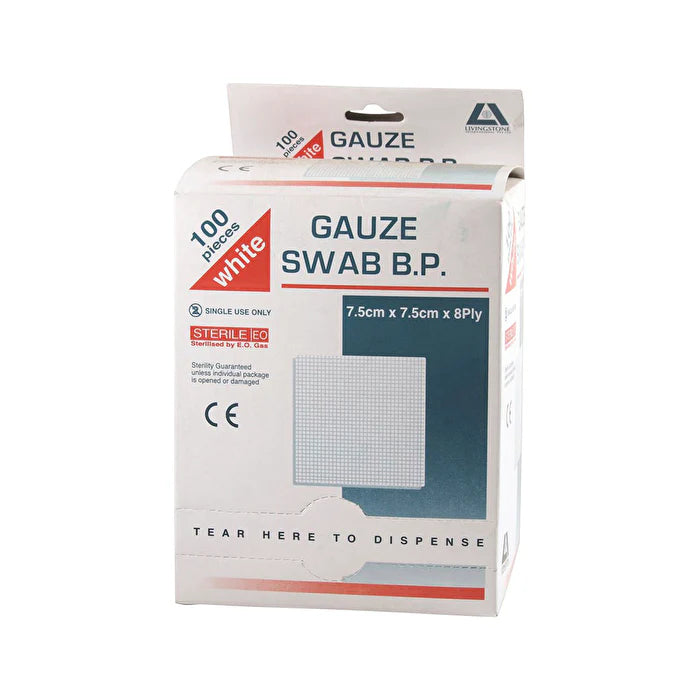 Sterile Gauze Swabs 8ply 100 Pack R80182