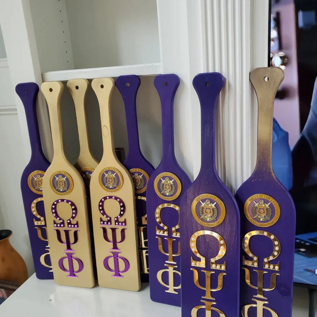 Purple Wooden Paddle F98068
