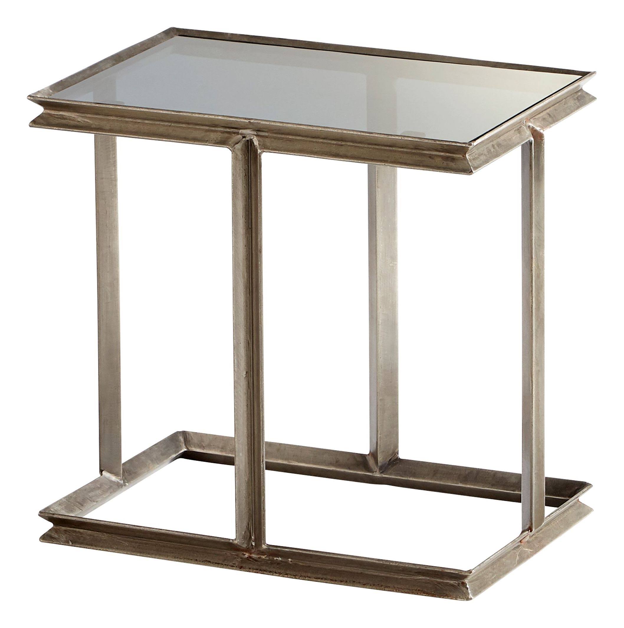 Cyan Carminio Side Table Raw Iron M8576