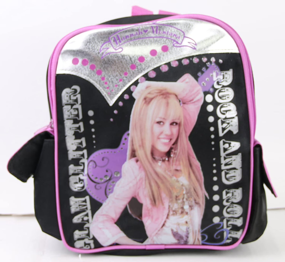 Black & Purple Kid's Backpack Z9515