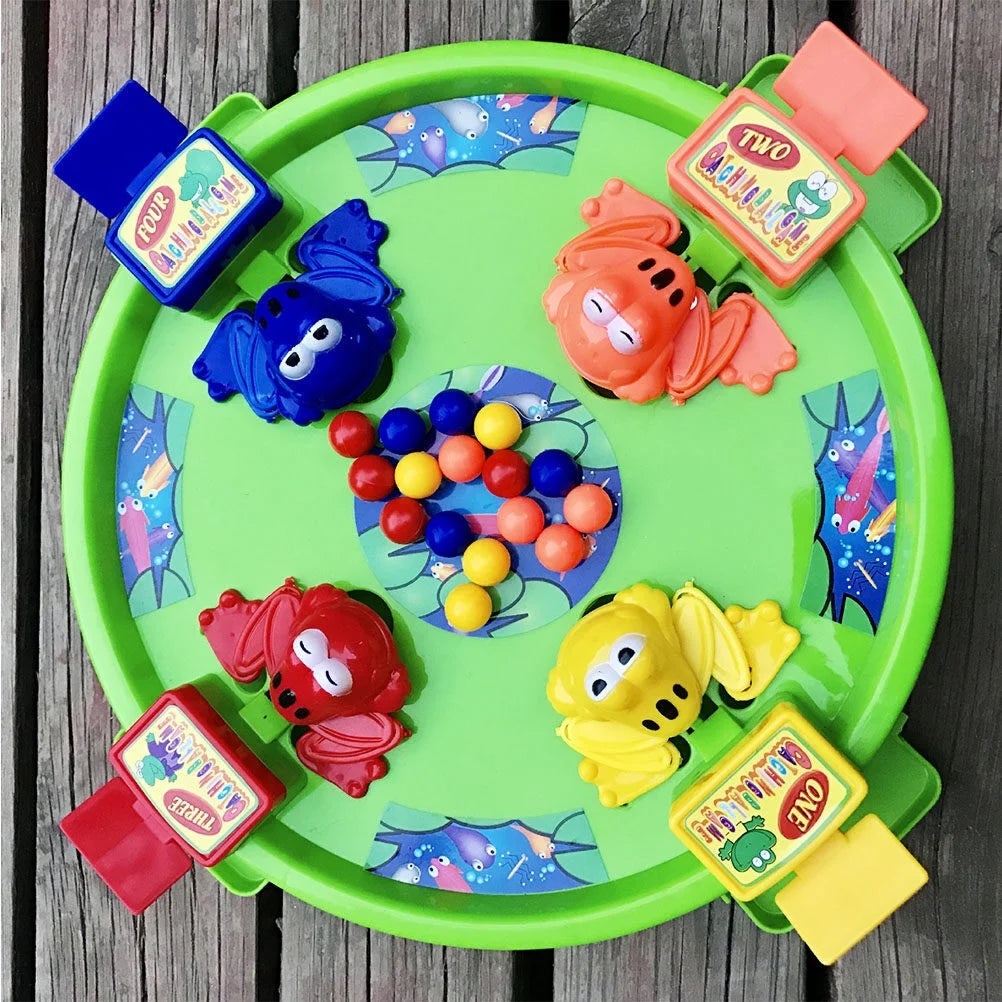 3D Battle Board Games Frogs Eating Balls Play Toy Set Table Game J972106