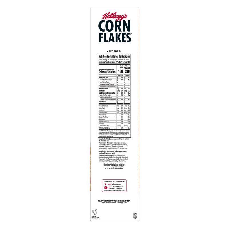 Corn Flakes Cereal 18 Ounces per Box - 6 per Case U374