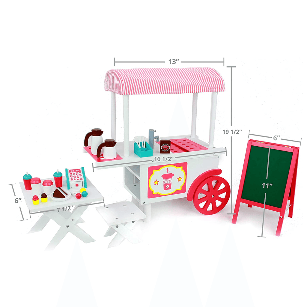 Cafe Cart with Accessories H3004