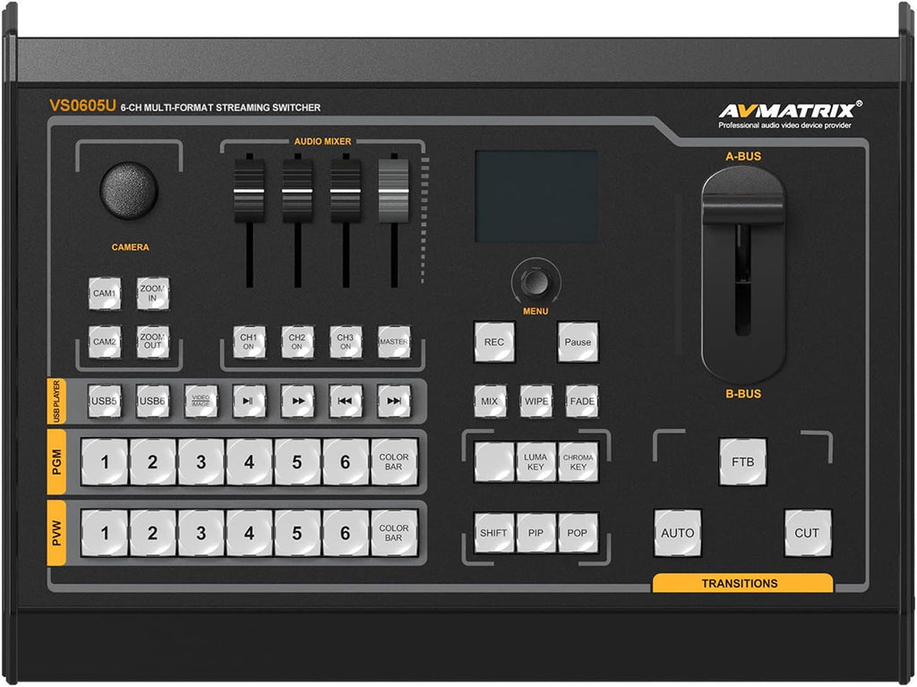 4 x SDI Inputs Video Mixer Switcher USB Output Q413