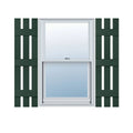 12x22W x 63x22H Vinyl Three Board Spaced Shutters F153