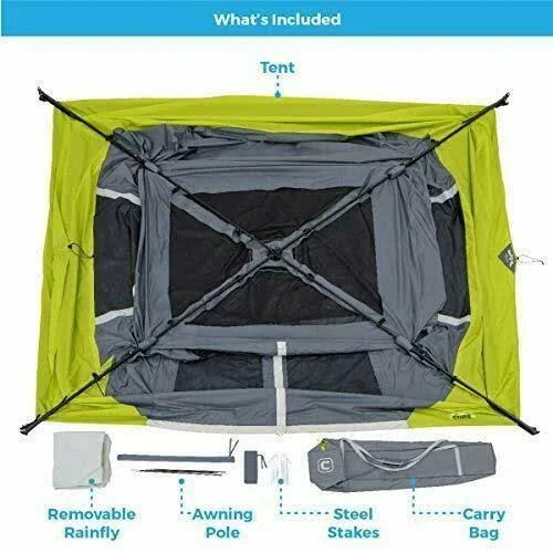 6 Person Instant Cabin Tent with Awning C852