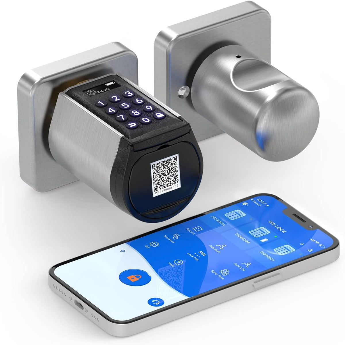 Smart Deadbolt Lock, Keyless Entry Door Lock, WiFi Smart Door Lock, Pack of 2 T3915