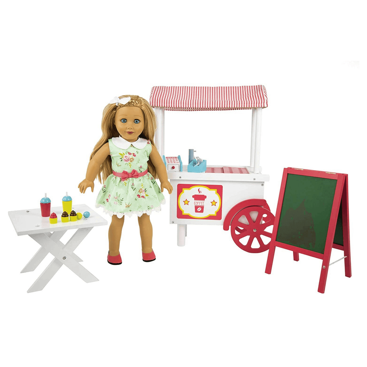 Cafe Cart with Accessories H3004