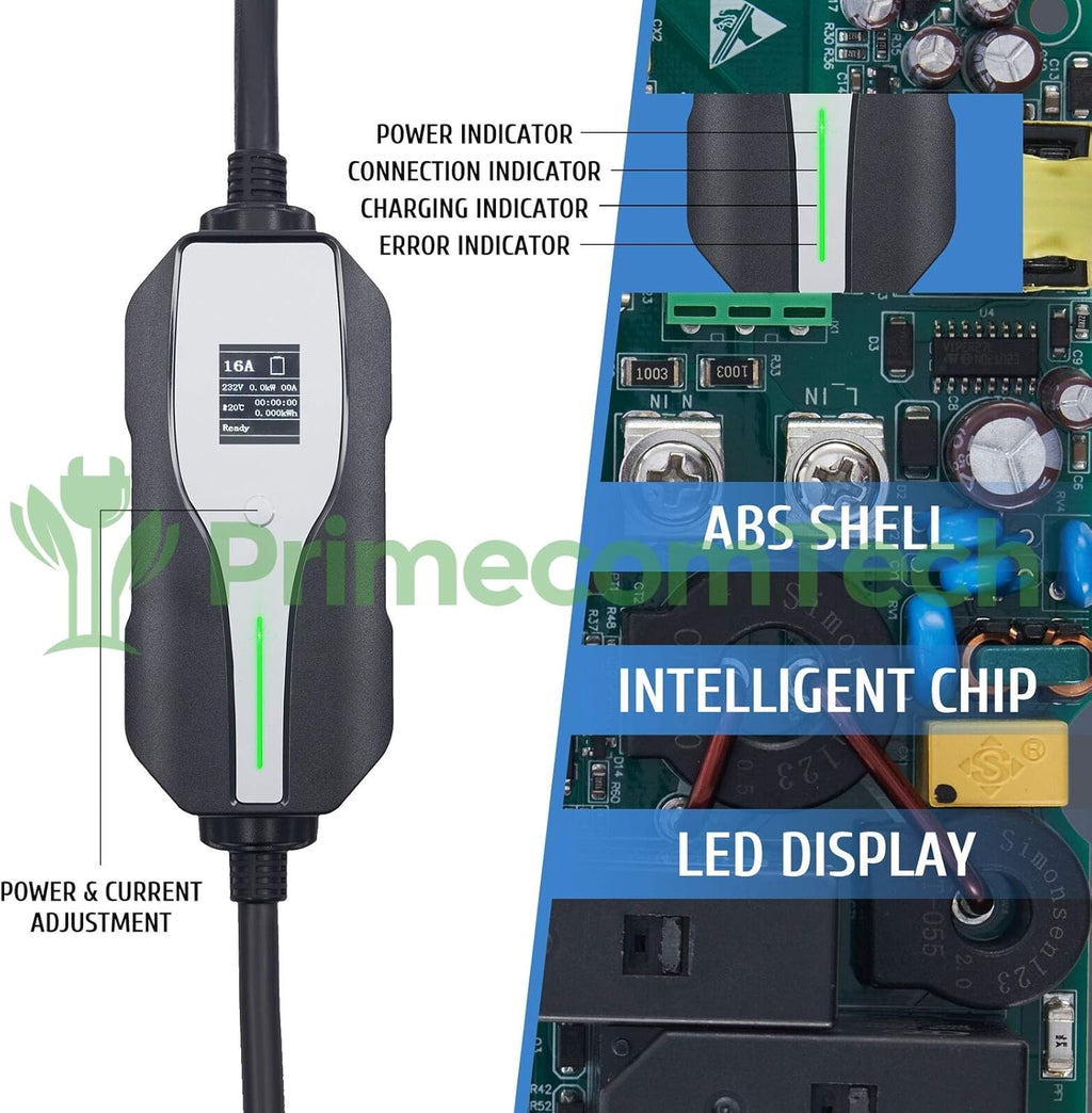 Level 2 Electric Vehicle Charger with 40Ft Cable J980407