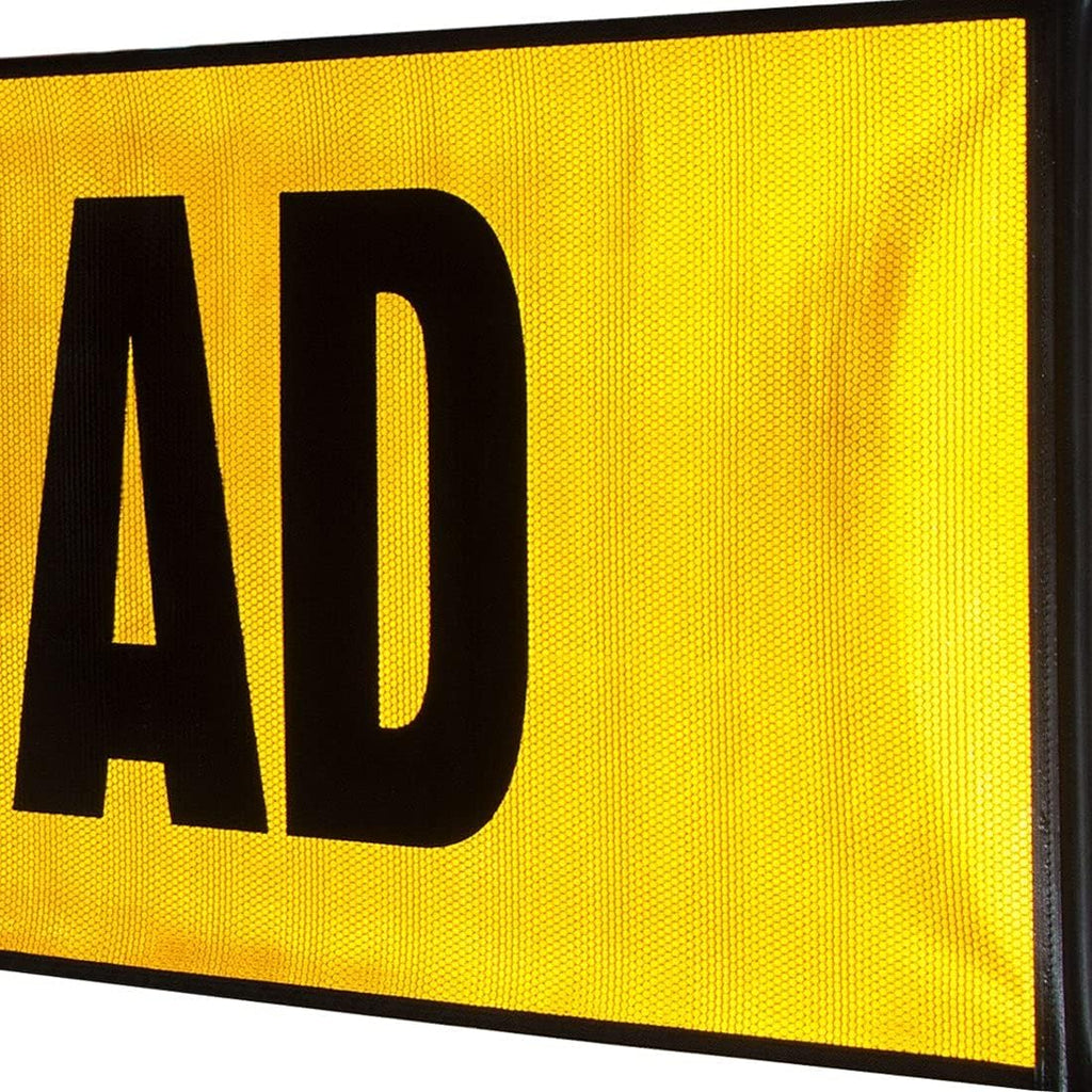 2 Reflective Stretch Cord Oversize Load Banners, 4 Red Flags, 4 Orange Flags, 4 Magnets A837515