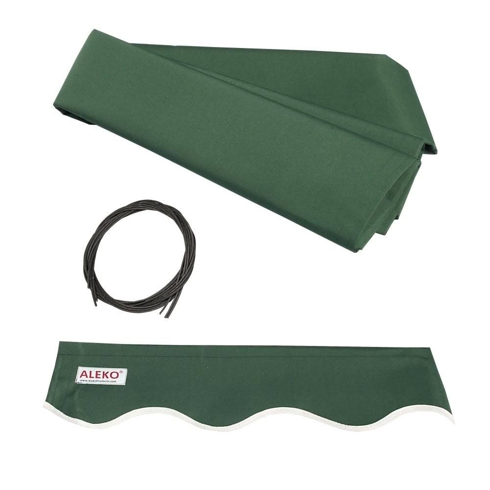 Motorized Half Cassette Retractable Patio Deck Awning 16x10 ft Green T9218