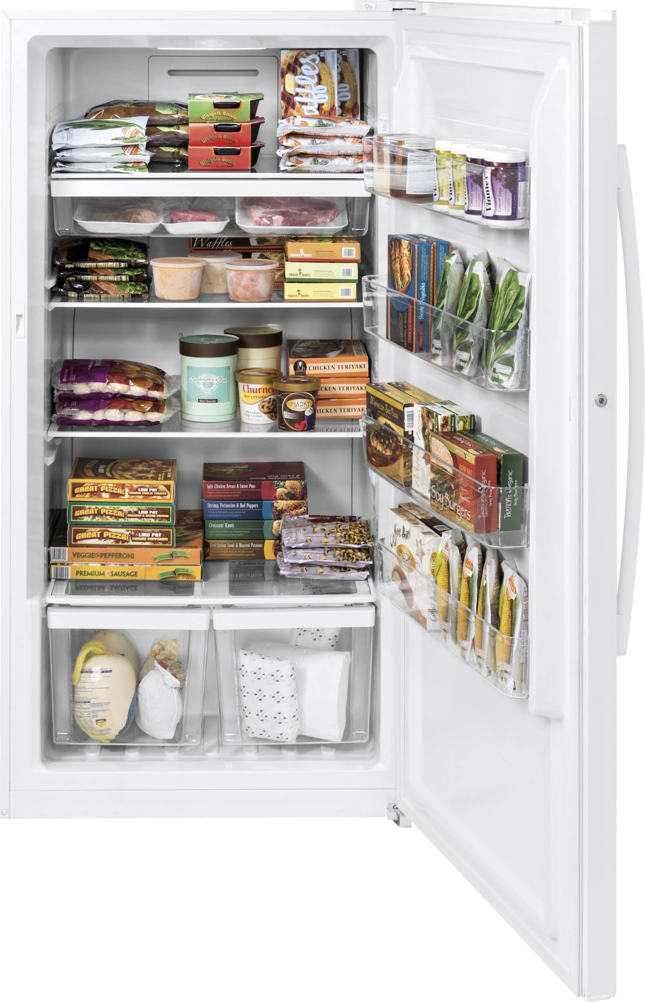 17.3 cu ft White Upright Freezer G507519