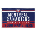 Montreal Canadiens 3& x 5& One-Sided Deluxe Flag X2349